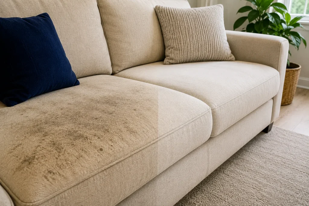 Professional upholstery cleaning services by Hi-Tech Cleaning